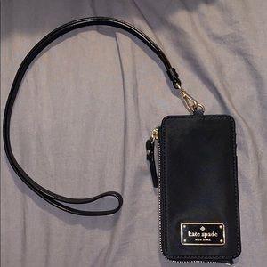 Kate Spade wallet with lanyard